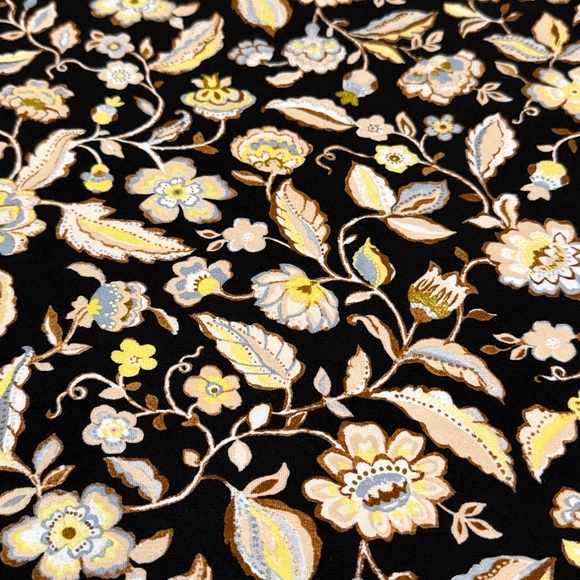 Old Navy Black Floral A-Line Dress M NWT - Picture 4 of 5